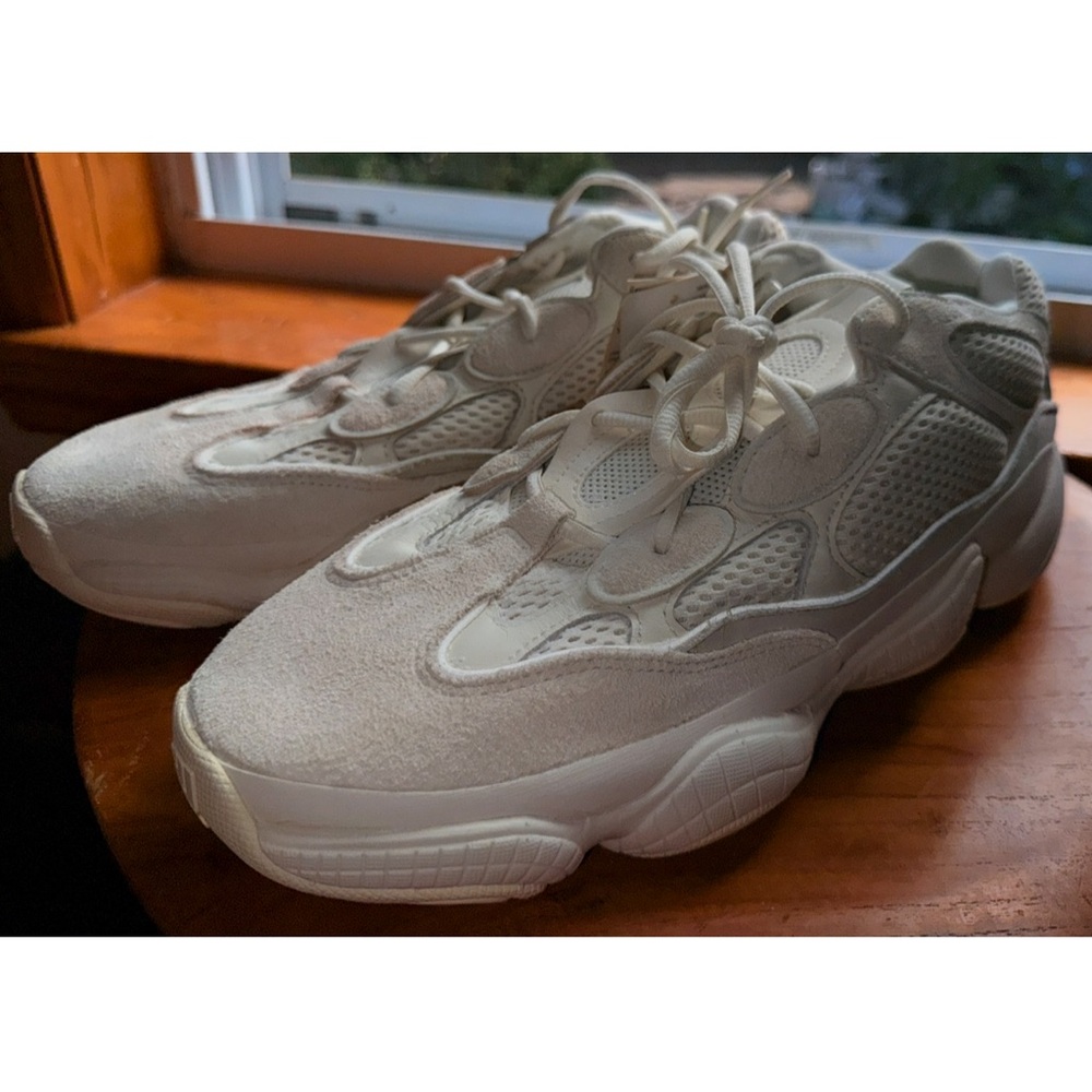 Adidas Yeezy 500 Bone White Sneakers - Picture 10 of 10